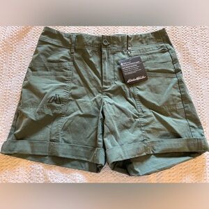 Eddie Bauer Women's Green Adventure Shorts
